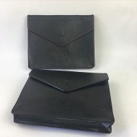 Waimaotong Office Organizer Pu Leather Black File Folder Auto Document Holder File Case made in Dongguan factory