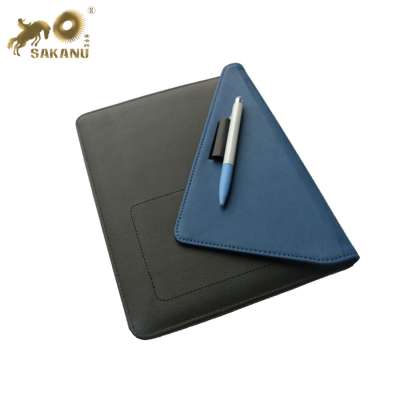 Factory price PU leather A4 folder bag